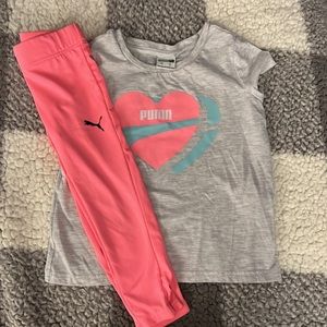 Puma Activewear T-Shirt and Leggings